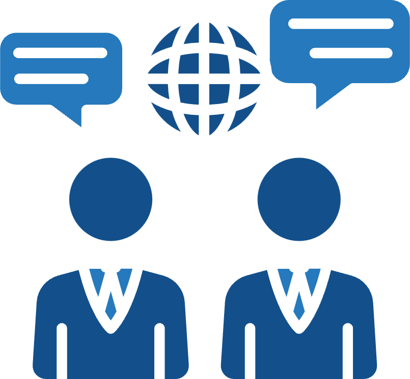 Icon representing professional clinical and non-clinical supervision Australia-wide in English and Spanish